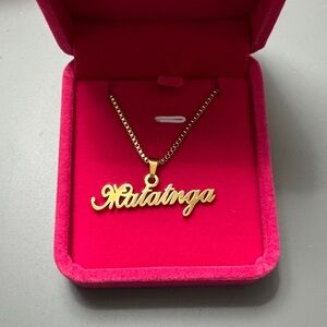 Gold Guam CNMI Chamorro "Matatnga"  Necklace